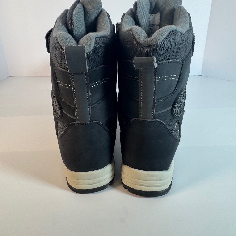 Totes Sage Kids Black Insulated Winter Snow Boots Size 2M 622-0123 NEW - Picture 5 of 8